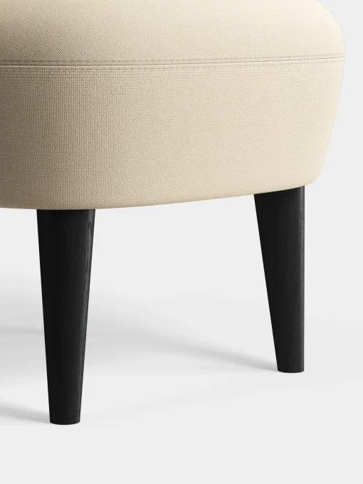 Wingback Ottoman