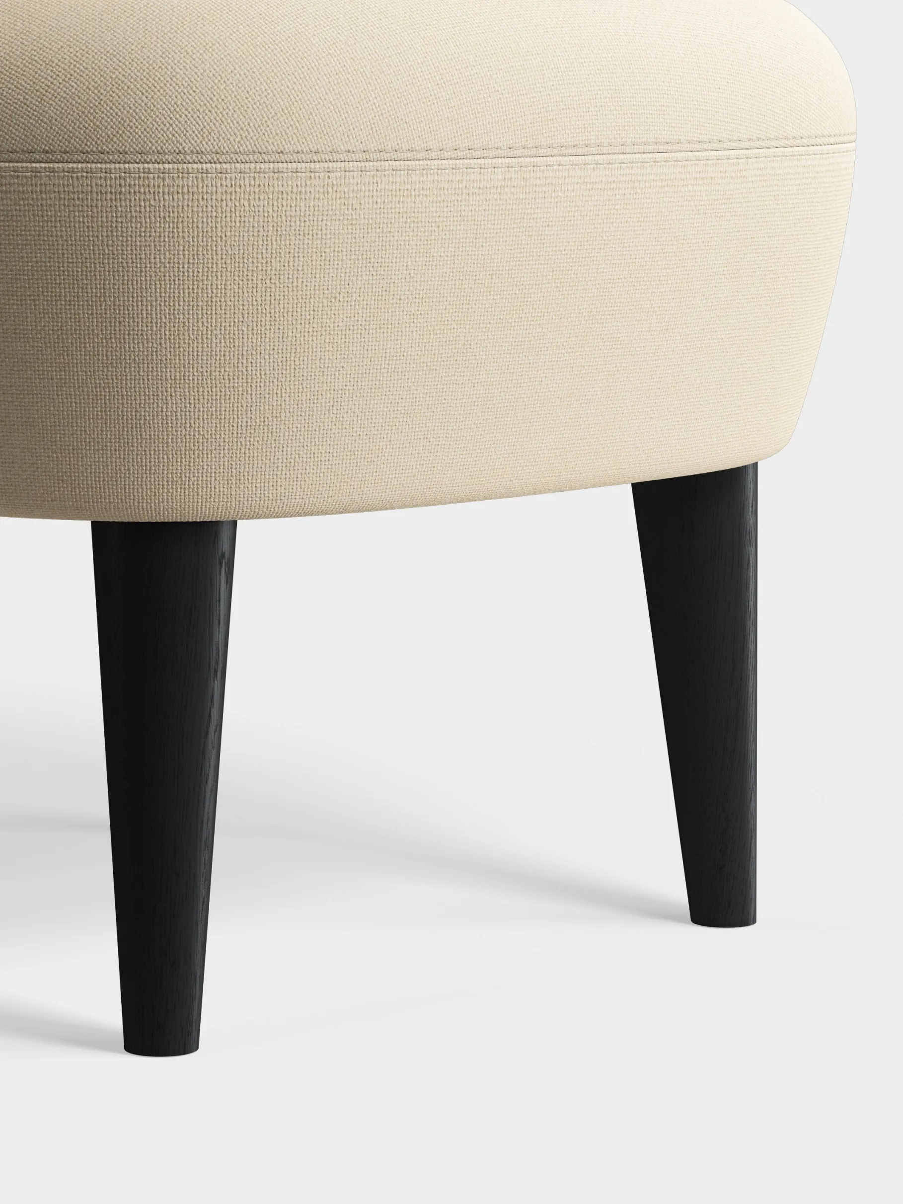 Wingback Ottoman