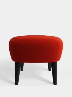 Wingback Ottoman