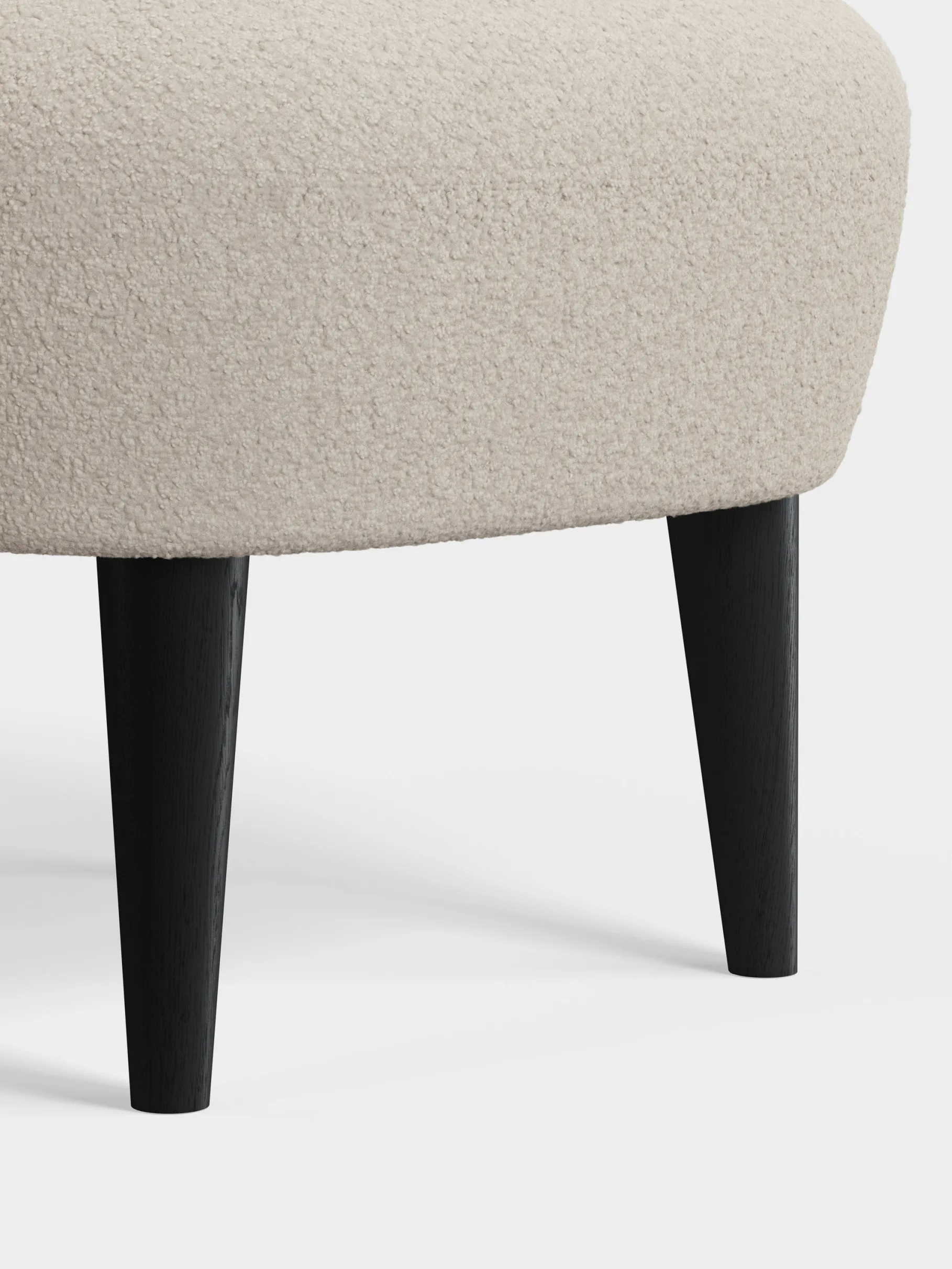 Wingback Ottoman