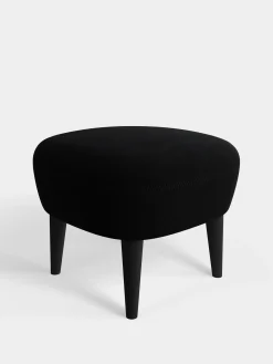 Wingback Ottoman