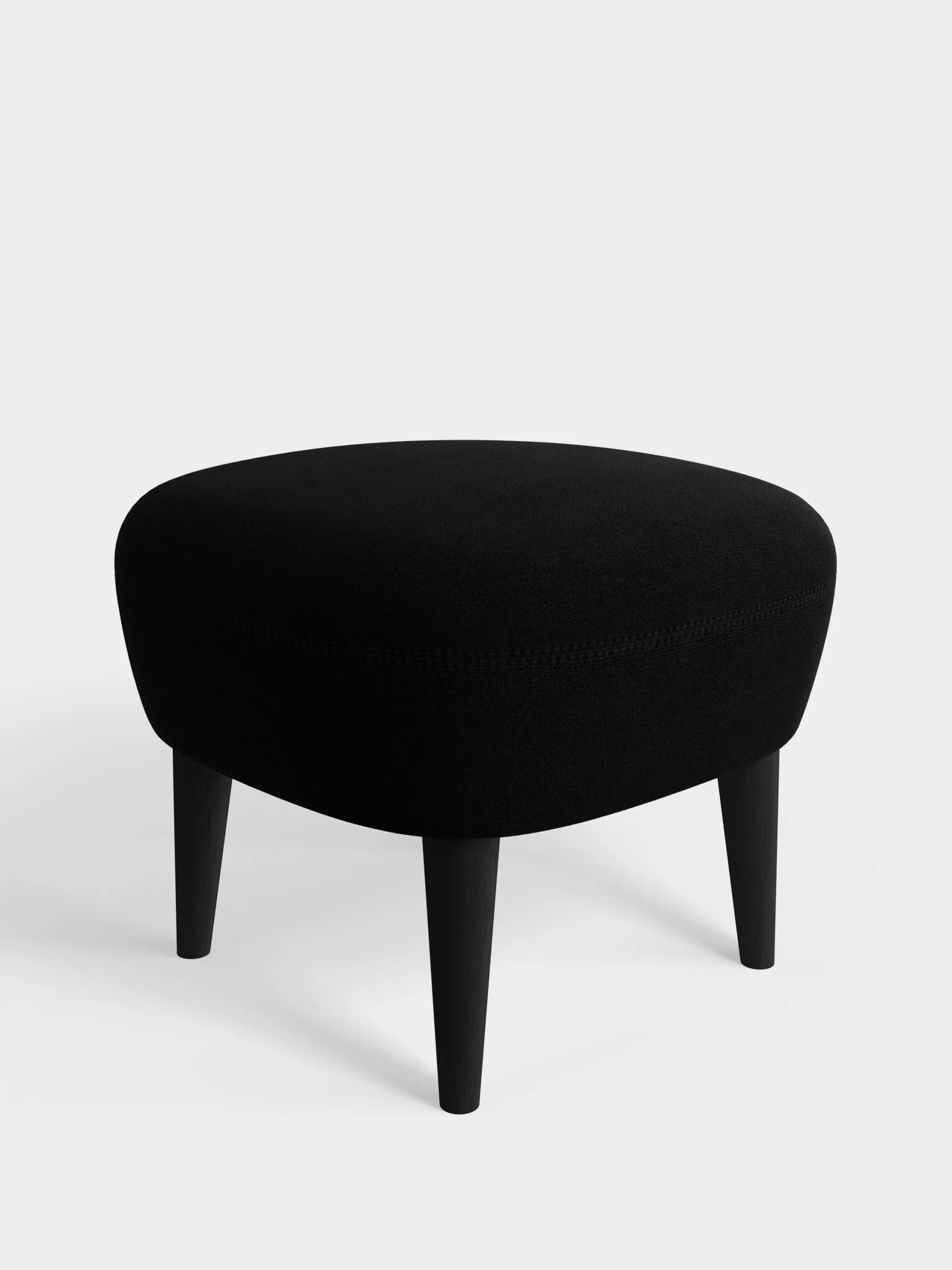 Wingback Ottoman