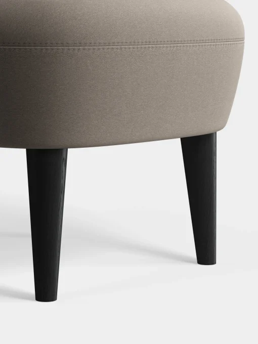 Wingback Ottoman