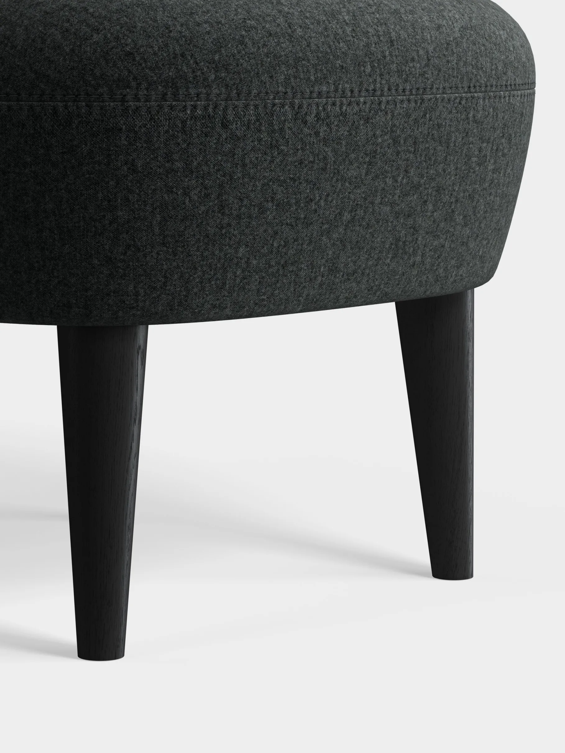Wingback Ottoman