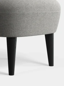 Wingback Ottoman