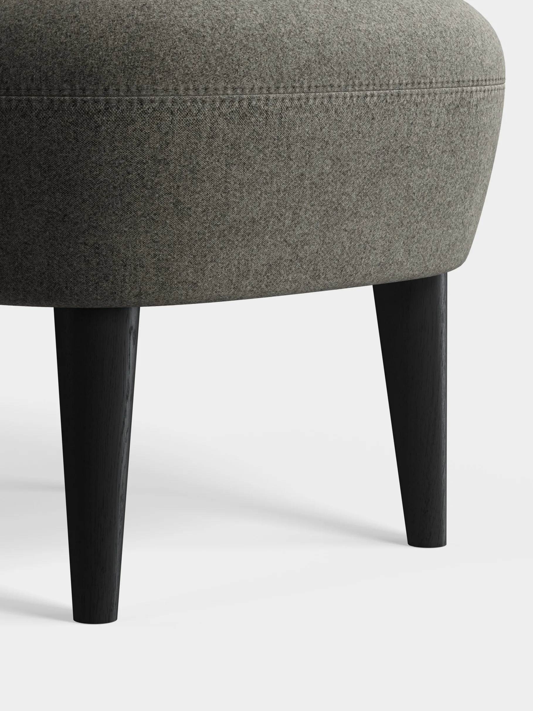 Wingback Ottoman