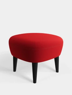 Wingback Ottoman